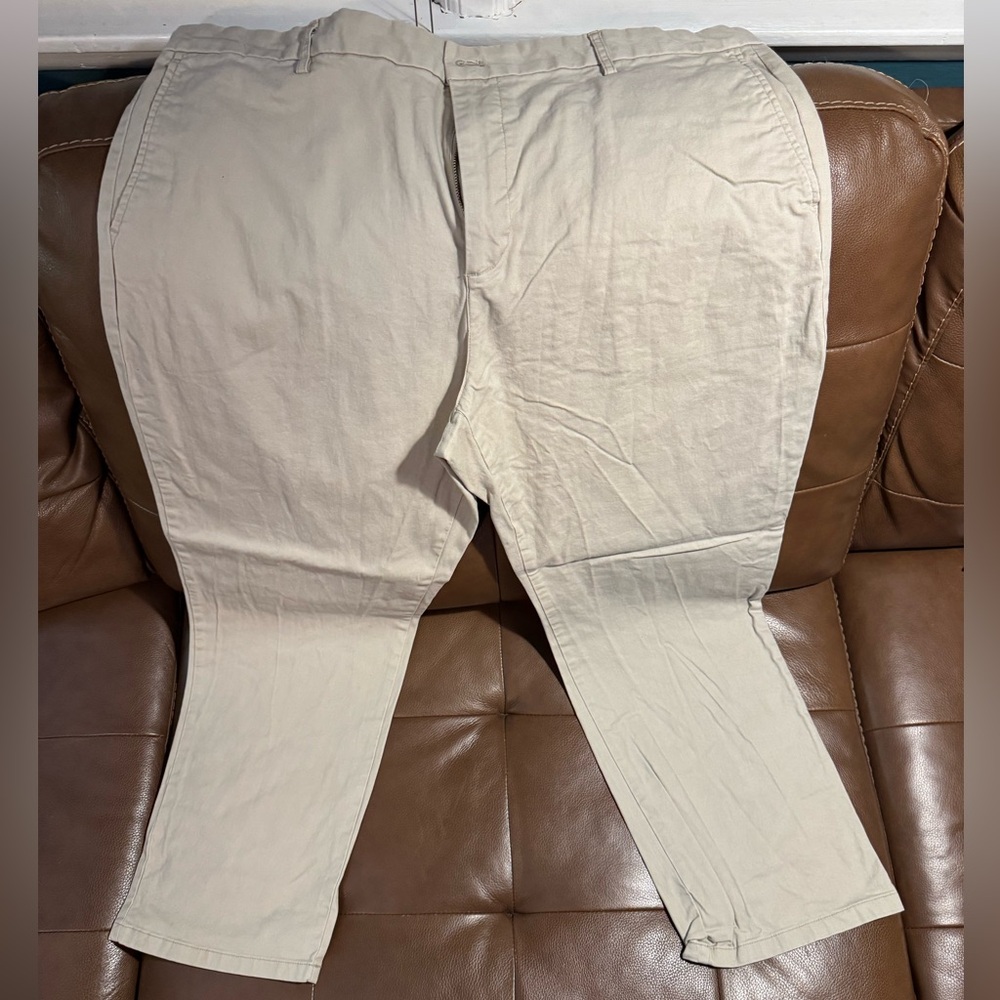 Old Navy Men's Light Khaki Chinos 44x32 EUC